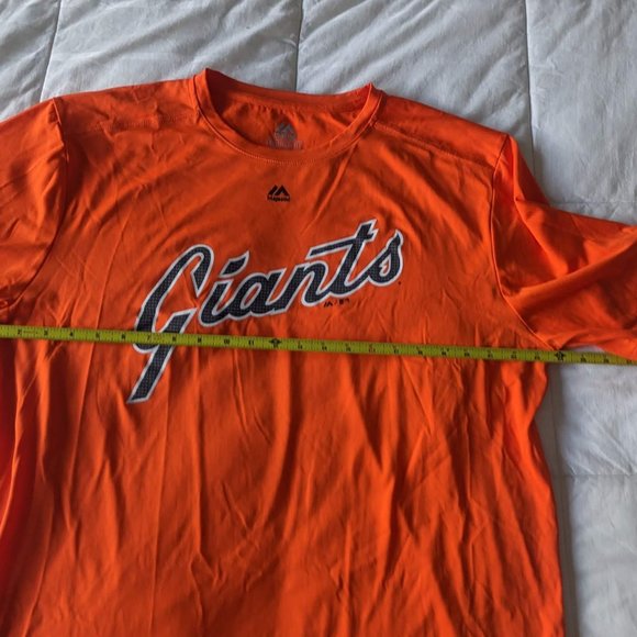 Men's SF Giants Cool Base Tee - Orange XL - Picture 6 of 10